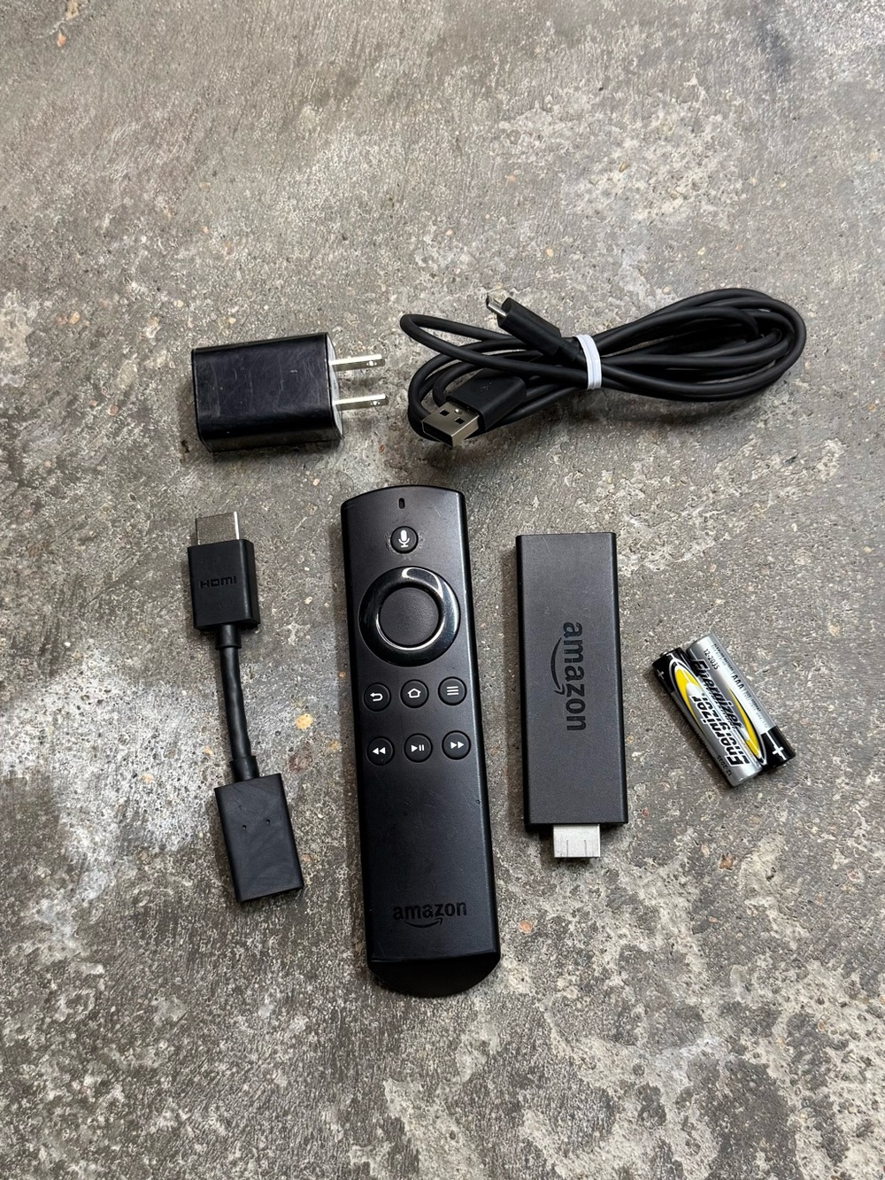 Amazon Fire TV Stick 2nd Gen LY73PR Alexa Voice Remote Complete Tested